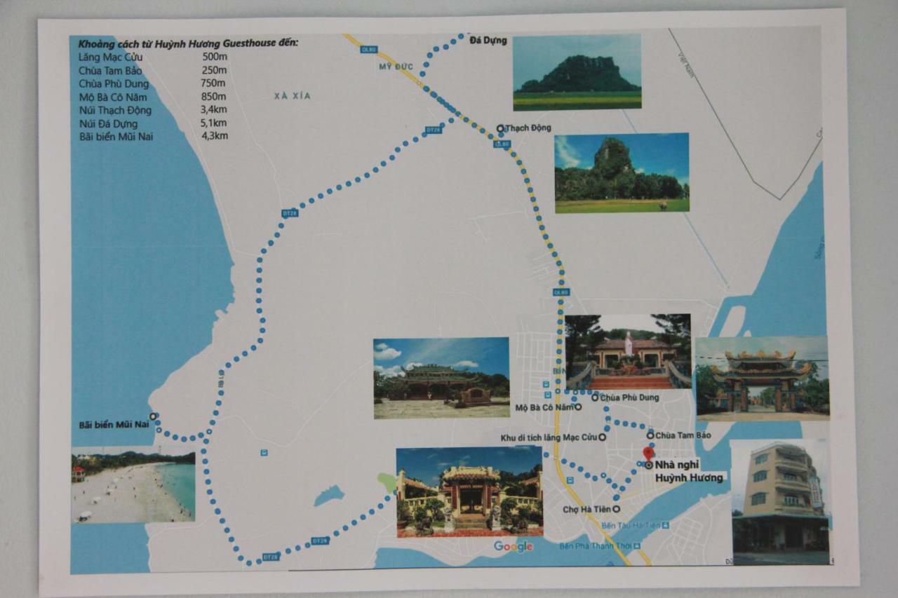 Huynh Huong Guesthouse Ha Tien Exterior photo